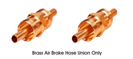 Brass Air Brake Hose Union Only