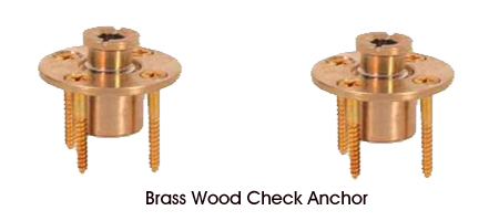 Brass Wood Check Anchor