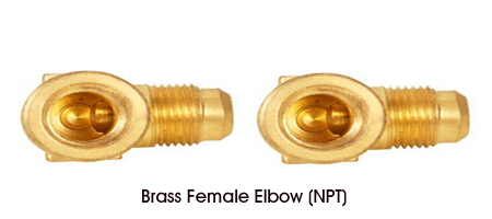 Brass Female Elbow (NPT)