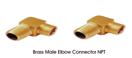 Brass Male Elbow Connector NPT