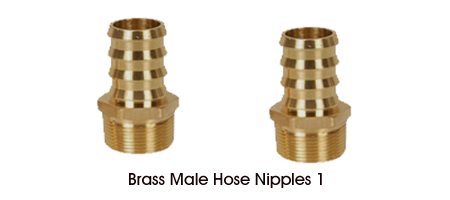 Brass Male Hose Nipples 1