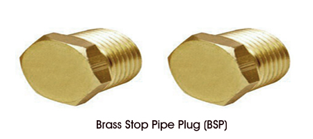 Brass Stop Pipe Plug BSP