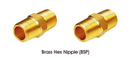 Brass Hex Nipple (BSP)