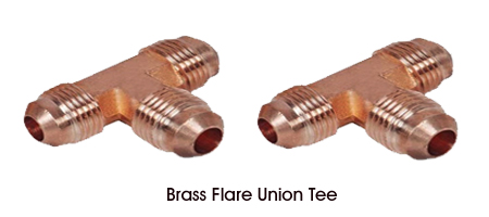 Brass Flare Union Tee 