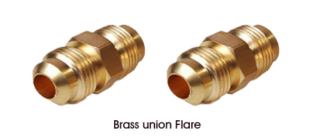 Brass Flare Union