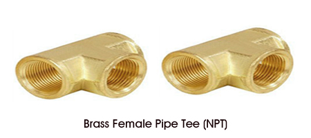 Brass Female Pipe Tee NPT